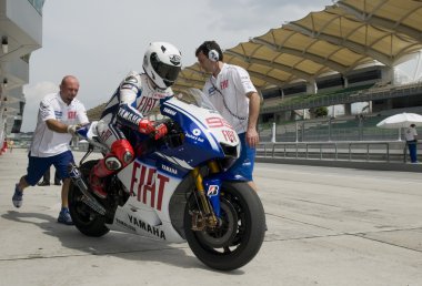 2009 İspanyol jorge lorenzo motogp officia, fiat yamaha takımının
