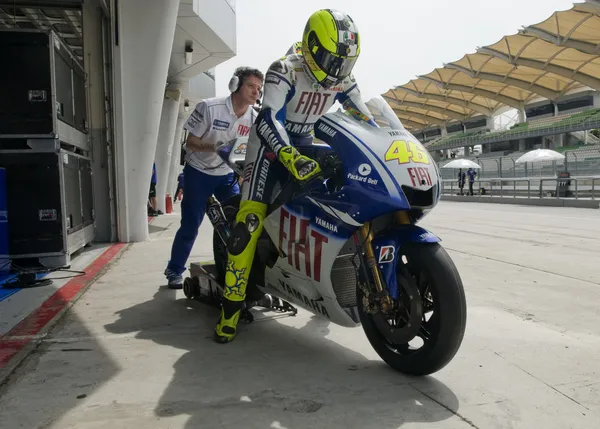 2009 MotoGP resmi fiat yamaha takımının valentino rossi test