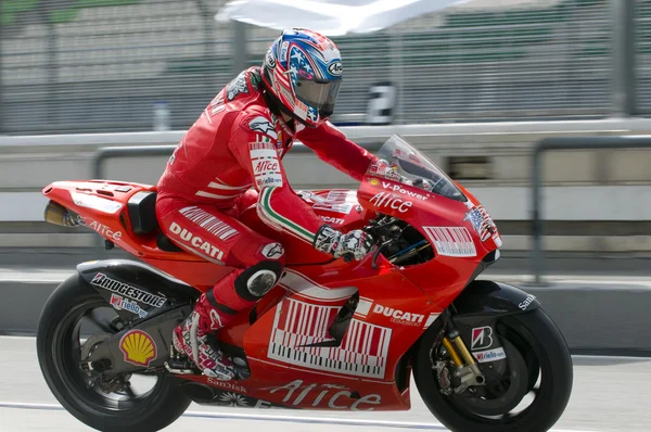 2009 ducati motogp jinete nicky hayden — Foto de Stock