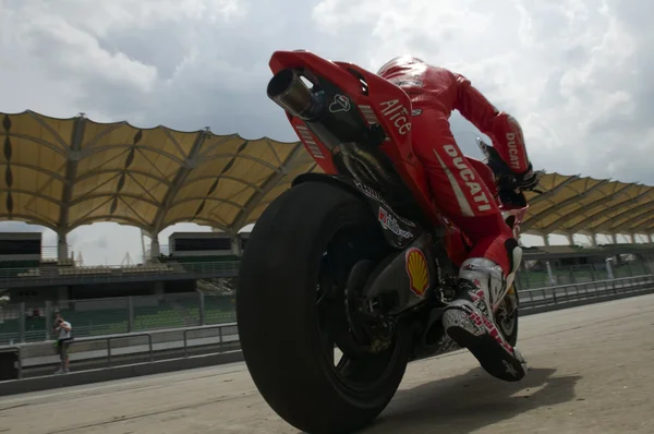 2009 Ducati Marlboro MotoGP Yamaha pilota Nicky Hayden — Foto Stock