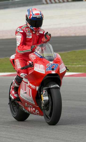 2009 Ducati Marlboro Yamaha MotoGP rider Casey Stoner