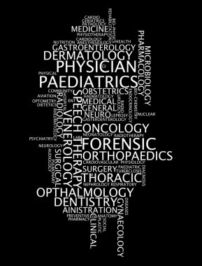 Medical specialist professionals info text graphics and arrangement clipart