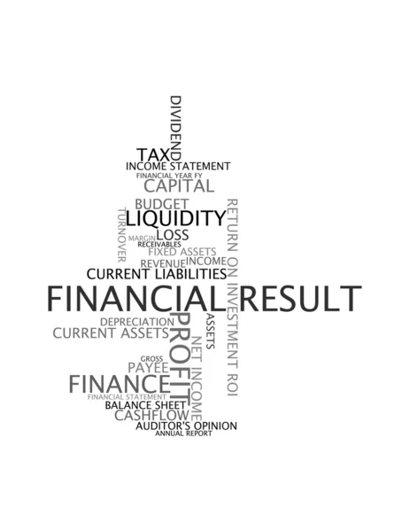 Finansiera termer och lingo info text grafik och arrangemang word clouds — Stockfoto