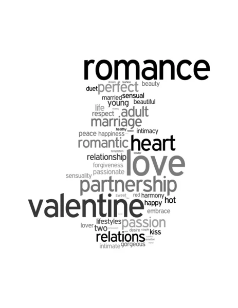 Respect, love, romance info text graphics and arrangement concept — Stock Photo, Image