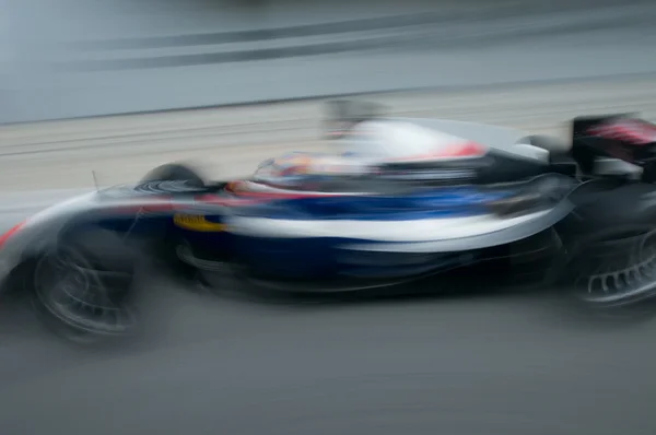 Desenfoque de movimiento del coche deportivo . — Foto de Stock