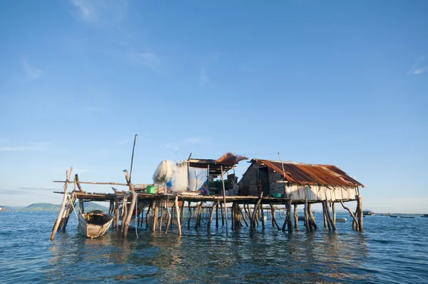 SEMPORNA, MALAYSIA - JULY 5 : A general view of house on wooden — Stock Photo, Image