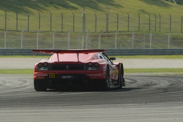 Disparos traseros de carreras de coches GT —  Fotos de Stock