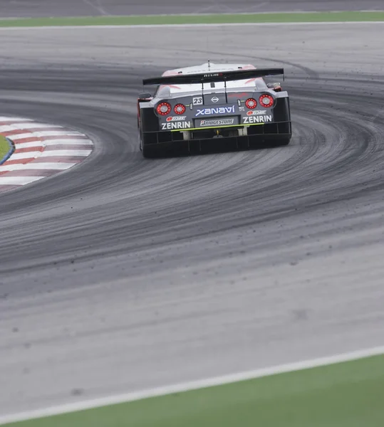 Traseiros tiros de GT carro de corrida — Fotografia de Stock