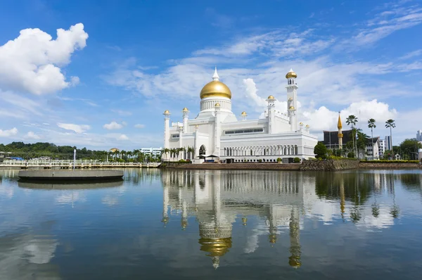Masjid sultan omar ali saifuddin-moskén i bandar seri begawan, — Stockfoto