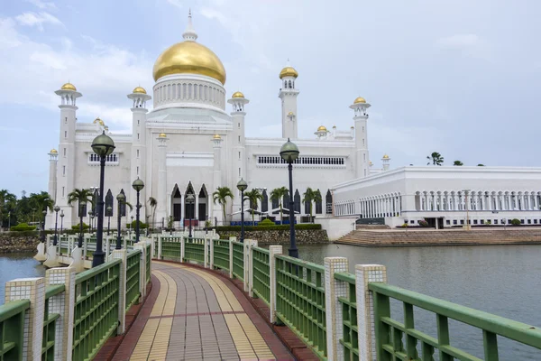 Mesquita Masjid Sultão Omar Ali Saifuddin em Bandar Seri Begawan , — Fotografia de Stock