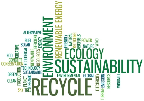 Recycling Green Environment Konzept Vektor — Stockvektor