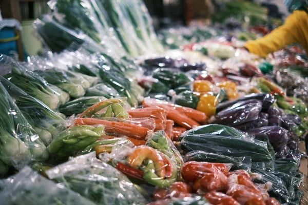 Různé Barevné Čerstvé Zeleniny Prodeji Cameron Highlands Pahang Malajsie — Stock fotografie