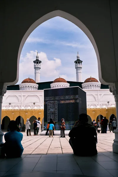 Gua Musang Kelantan Malaysia Circa June 2022 Turistas Muçulmanos Masjid — Fotografia de Stock