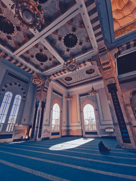 Sendayan Negeri Sembilan Malaysia Circa Aug 2022 Interior Masjid Sri — Photo