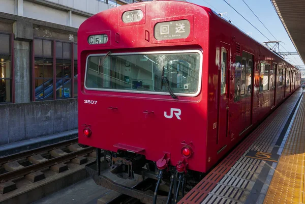 Osaka Japão Circa 2018 Linha Não Serviço Estacionada Uma Das — Fotografia de Stock