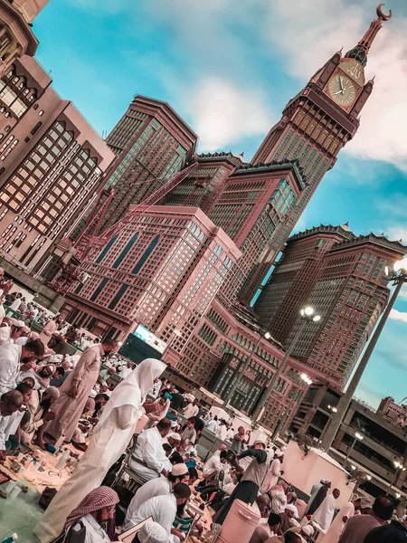 Mecca Saudi Arabia Circa 2019 Abraj Bait Royal Clock Tower — Stock Fotó