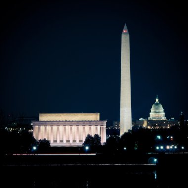Washington DC Skyline At Night