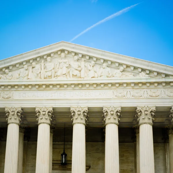 US Supreme Court Building Detail — Stock Photo, Image