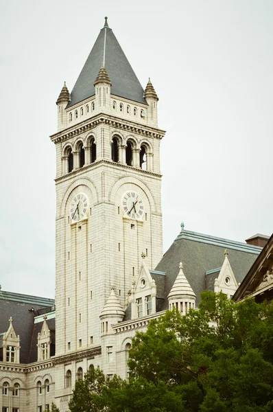 Torre dell'orologio al vecchio ufficio postale di Washington DC — Foto Stock