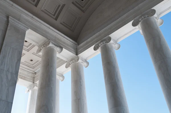 Kolommen detail bij het jefferson memorial — Stockfoto