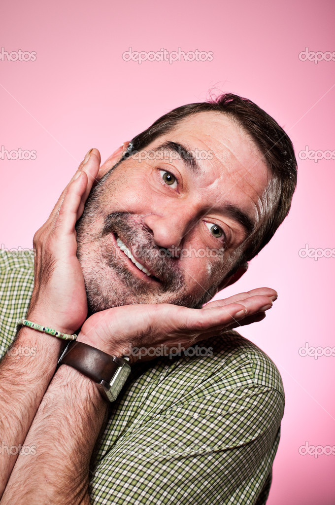 Effeminate Man Portrait Stockfoto C Camrocker 24074471