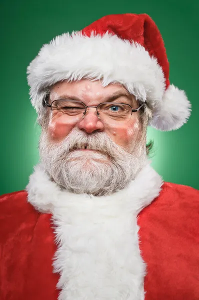 Babbo Natale scontroso — Foto Stock