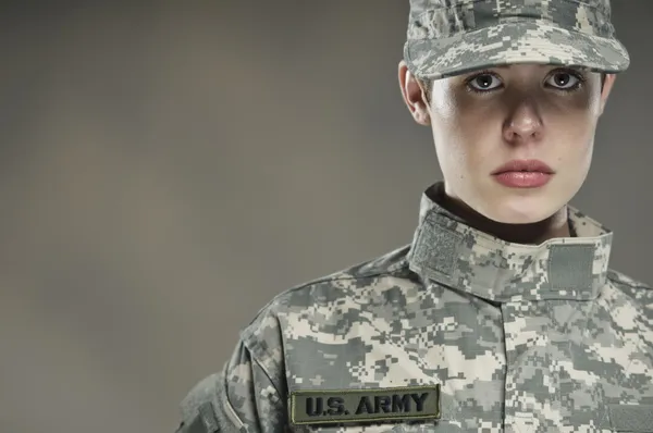 soldado stock, de Mujer soldado sin royalties | Depositphotos