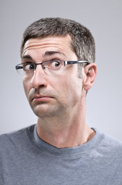 Genç Beyaz adam portresi