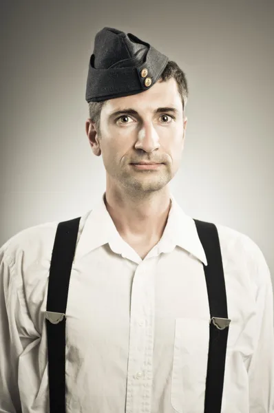 Mannen soldat — Stockfoto