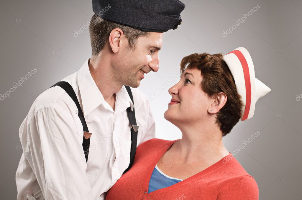 Soldier and his girlfriend