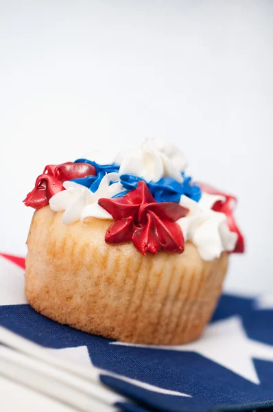 4. Juli Cupcakes — Stockfoto