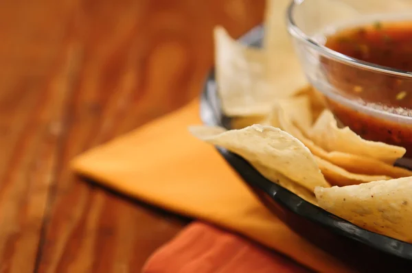 Chips and Salsa — Stock Photo, Image