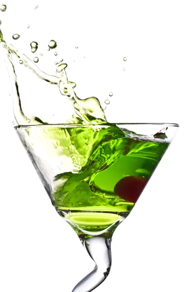 Apple Martini Splash — Stock Photo, Image