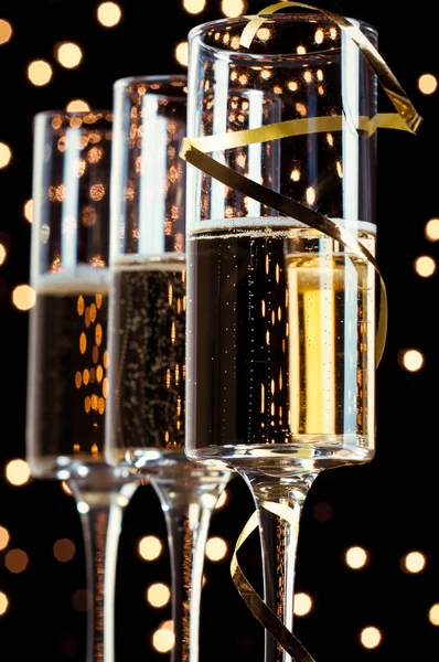 Véspera de Ano Novo Champagne — Fotografia de Stock