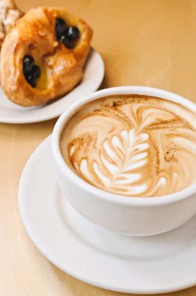 Cappucino And Pastries — Stock Photo, Image