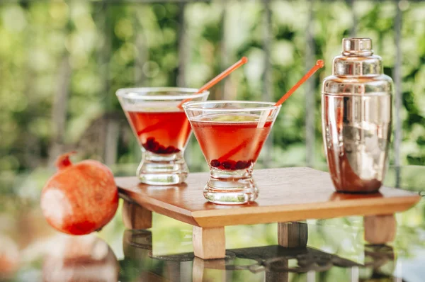 Pomegranate Martini — Stock Photo, Image