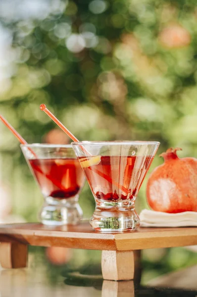 Pomegranate Martini — Stock Photo, Image