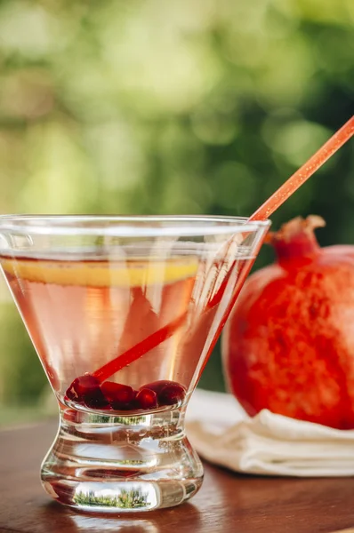 Pomegranate Martini — Stock Photo, Image