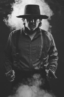 Vahşi Batı silâhlı soyguncu