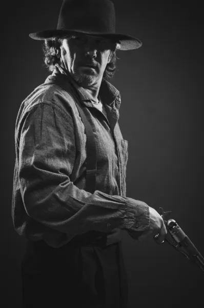 Wild west Gunslinger — Stockfoto