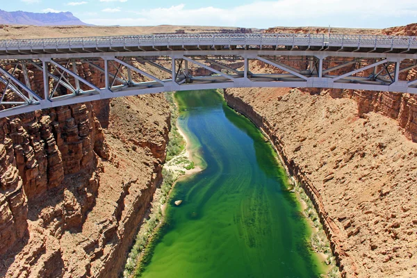 Marmor canyon under navajo bro — Stockfoto