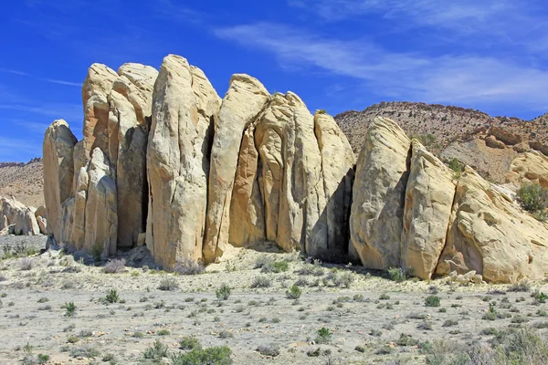 Gelbe Felsen aus nächster Nähe — Stockfoto