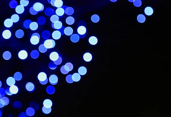 Blauwe wazig lights — Stockfoto