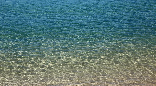 L'eau en mer des Caraïbes comme toile de fond — Photo