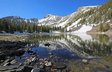 Stella Gölü üzerinde - Büyük Havza Ulusal Parkı - Nevada