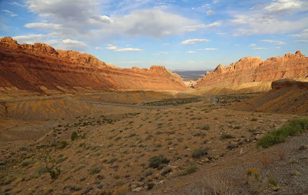 Panorama Kaňonem Spotted Wolf Utah — Stock fotografie