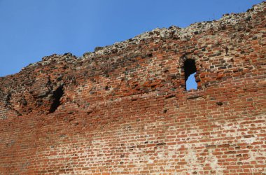 Medieval defensive wall - Torun, Poland