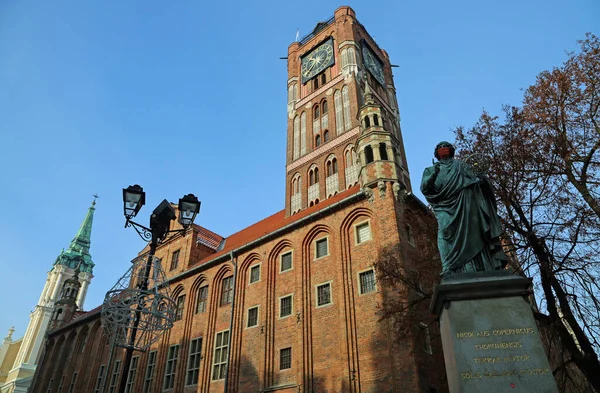 Antiguo Ayuntamiento Torun Polonia — Foto de Stock