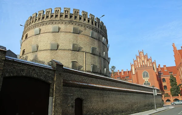 Historic Detention Prison Torun Poland — стокове фото