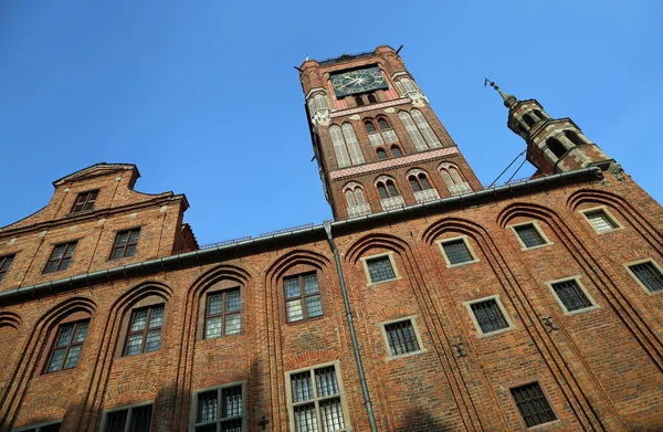 Old Town Hall Building Torun Poland — Fotografia de Stock